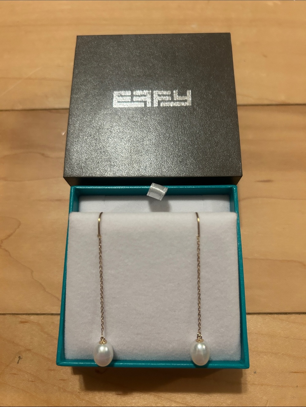 Effy 14K Freshwater Pearl Threader drop Earrings